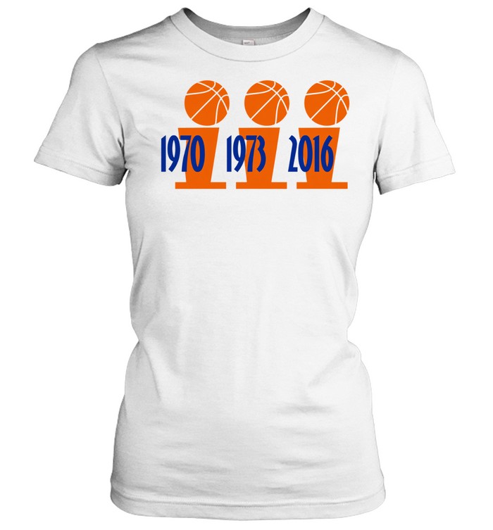 Three Championship Trophies 1970 1973 Finals 2026 Women T-Shirt
