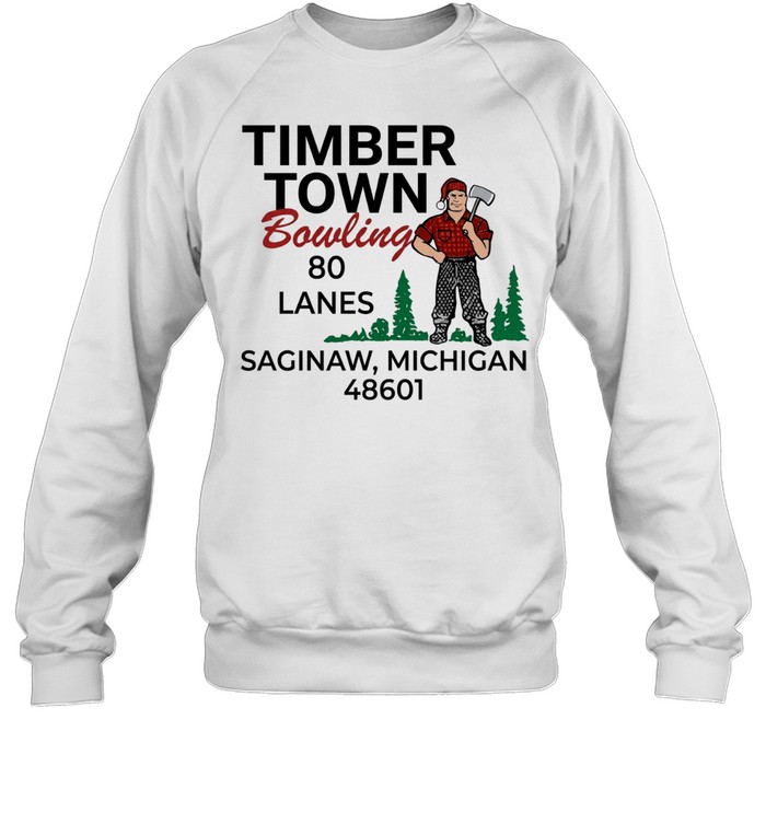 Timber Town Bowling in Saginaw Michigan vintage Sweatshirt