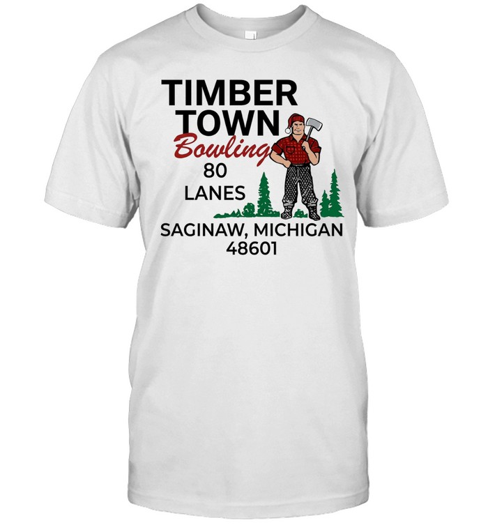 Timber Town Bowling in Saginaw Michigan vintage Unisex T-Shirt