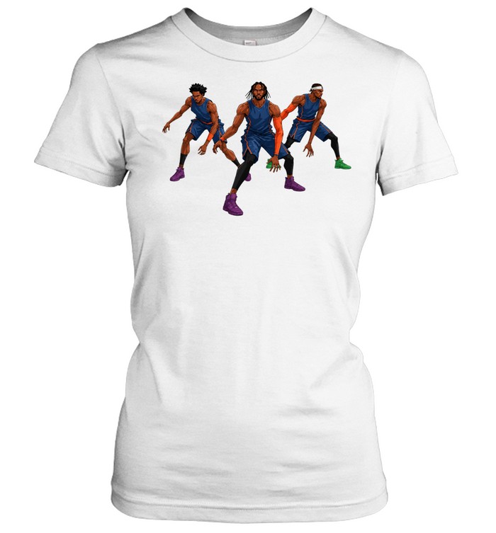 Triple Threat Defensive Stance Minimalist Geometric Women T-Shirt