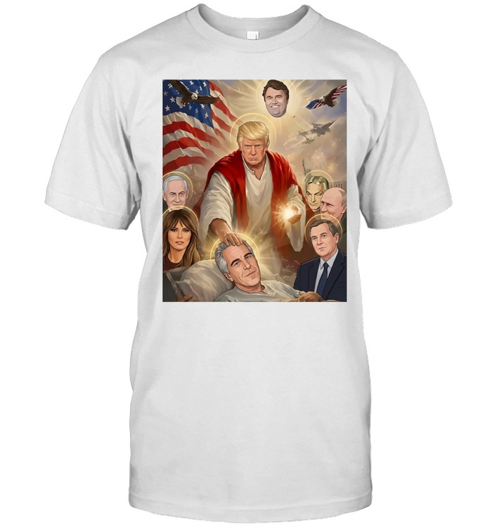 Trump as Christ political montage Unisex T-Shirt