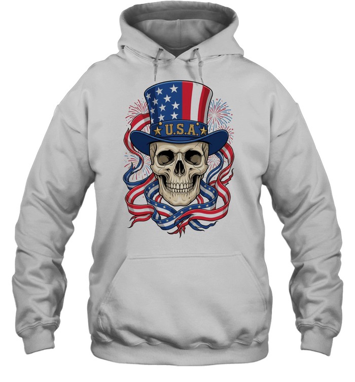 Uncle Sam Skull American Pride Hoodie