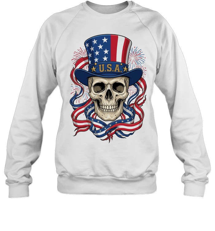 Uncle Sam Skull American Pride Sweatshirt