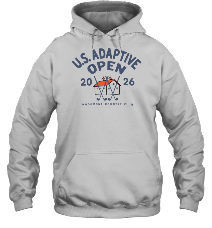 U.S. Adaptive Open 2026 Ahead White Instant Classic Tri-Blend Hoodie
