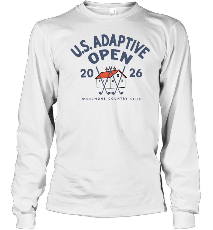 U.S. Adaptive Open 2026 Ahead White Instant Classic Tri-Blend Long Sleeve Tee
