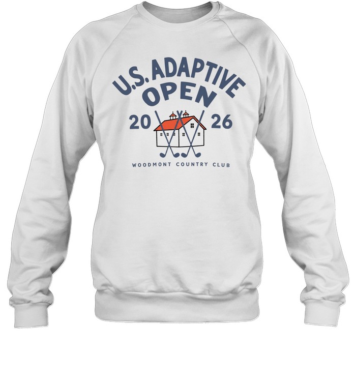 U.S. Adaptive Open 2026 Ahead White Instant Classic Tri-Blend Sweatshirt