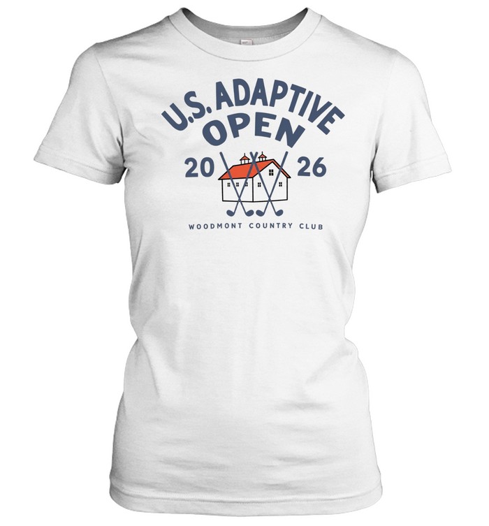 U.S. Adaptive Open 2026 Ahead White Instant Classic Tri-Blend Women T-Shirt