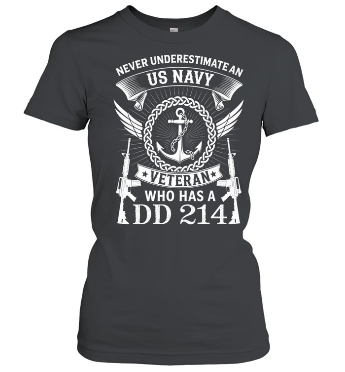 US Navy Veteran DD214 Women T-Shirt