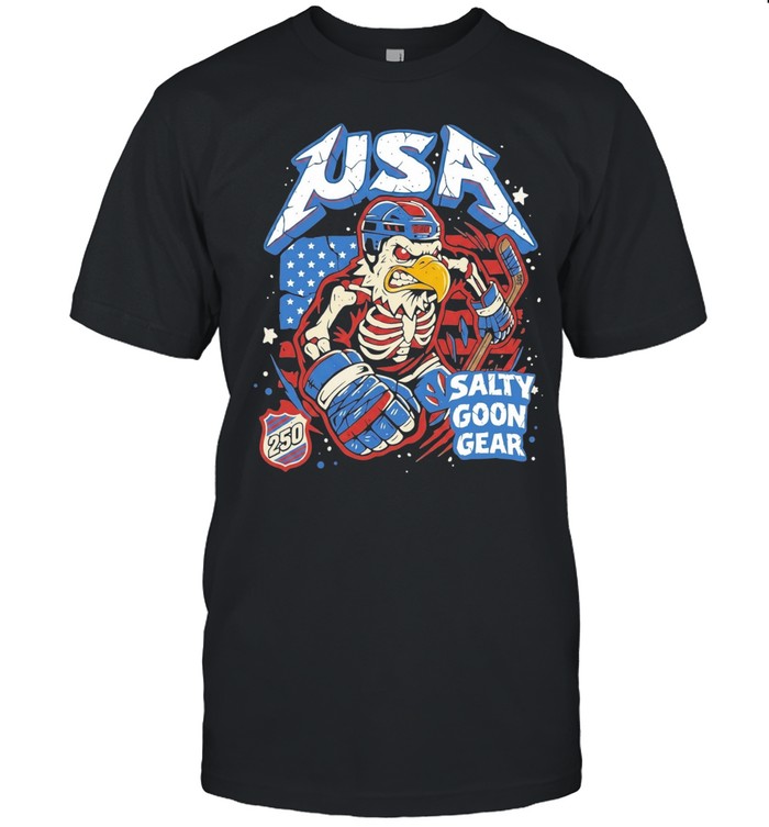 USA skeleton eagle 250 salty goon gear vintage Unisex T-Shirt