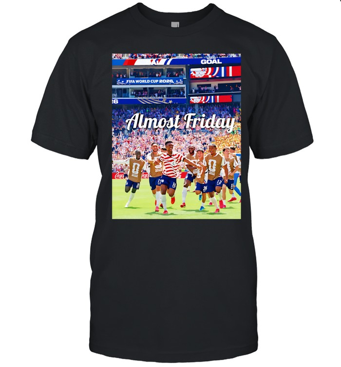 USA team celebrating goal Almost Friday Unisex T-Shirt