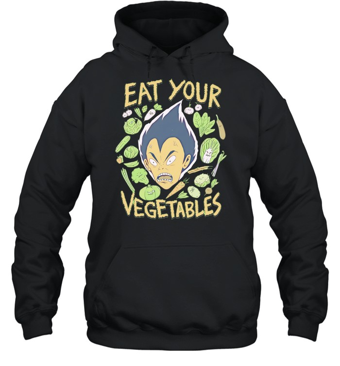 Vegeta eat your vegetables anime character food humor Hoodie