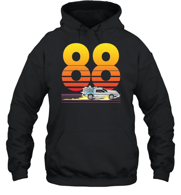 VHS Time Machine Back to the Future sunset retro Hoodie