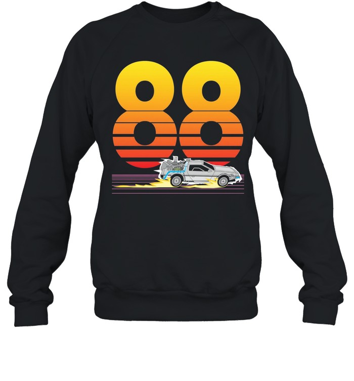 VHS Time Machine Back to the Future sunset retro Sweatshirt