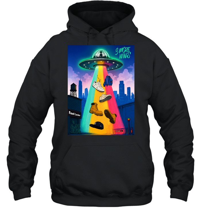 Victor Wembanyama 3 More Wins UFO Abduction Hoodie