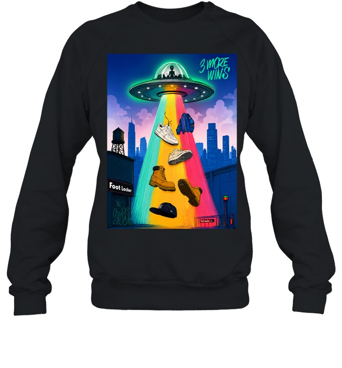 Victor Wembanyama 3 More Wins UFO Abduction Sweatshirt