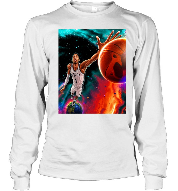 Victor Wembanyama Cosmic Dunk San Antonio Spurs Long Sleeve Tee
