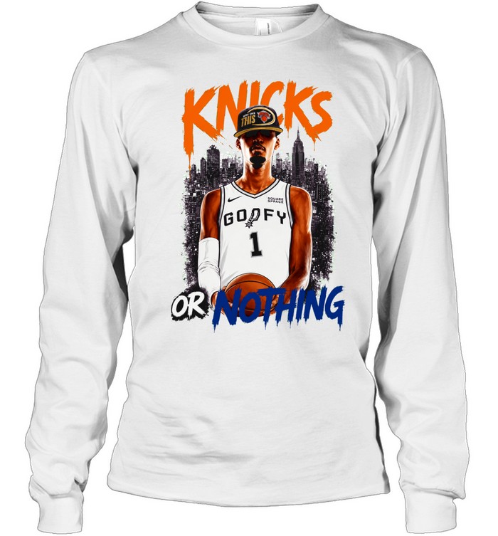 Victor Wembanyama Goofy Or Nothing Finals 2026 Long Sleeve Tee