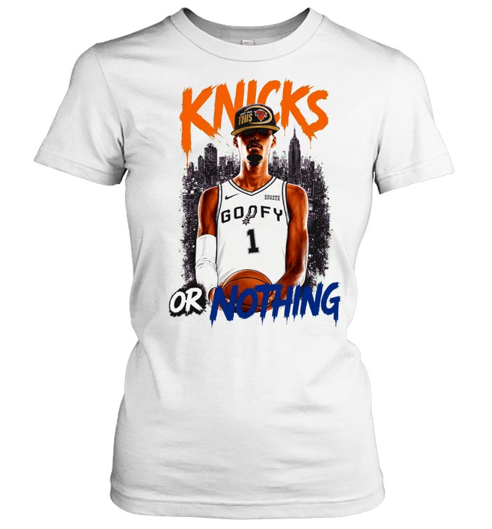 Victor Wembanyama Goofy Or Nothing Finals 2026 Women T-Shirt