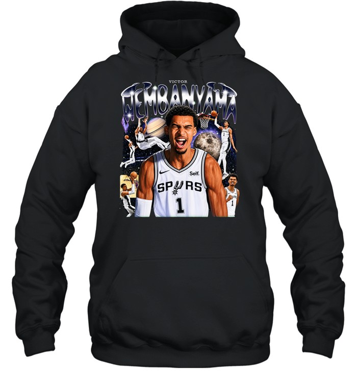 Victor Wembanyama San Antonio Spurs Alien Vintage Bootleg Graphic Finals 2026 Hoodie
