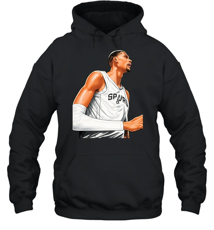 Victor Wembanyama San Antonio Spurs Anime Graphic Art Vintage Basketball Finals 2026 Hoodie