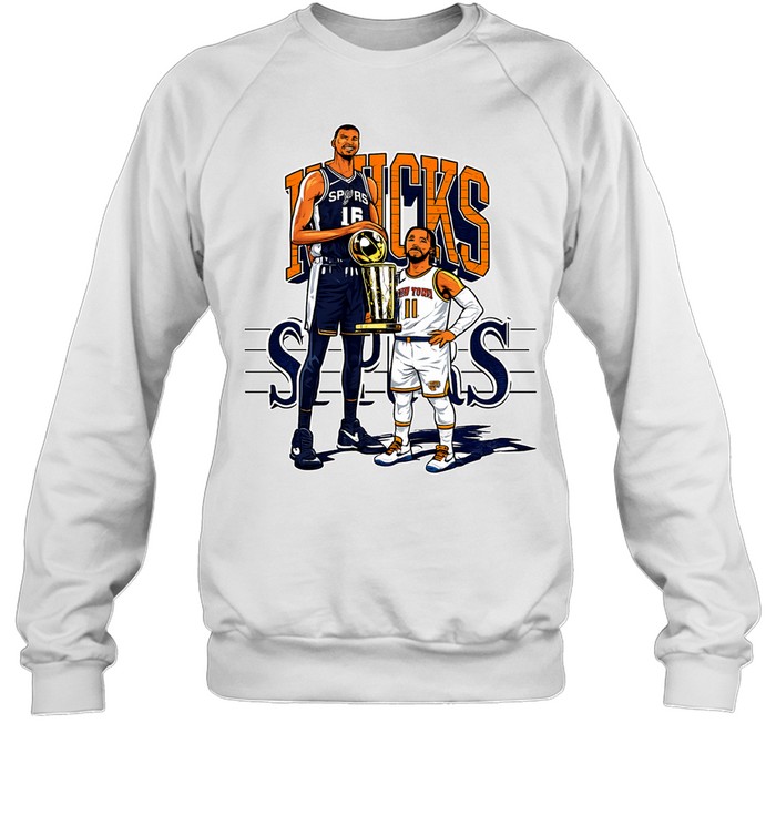 Victor Wembanyama San Antonio Spurs Jalen Brunson New York Knicks Sweatshirt
