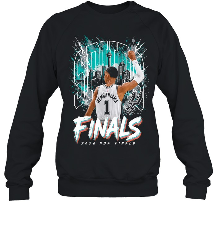 Victor Wembanyama San Antonio Spurs Outerstuff Youth 2026 Finals City Sweatshirt