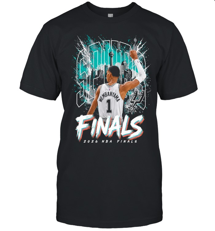 Victor Wembanyama San Antonio Spurs Outerstuff Youth 2026 Finals City Unisex T-Shirt