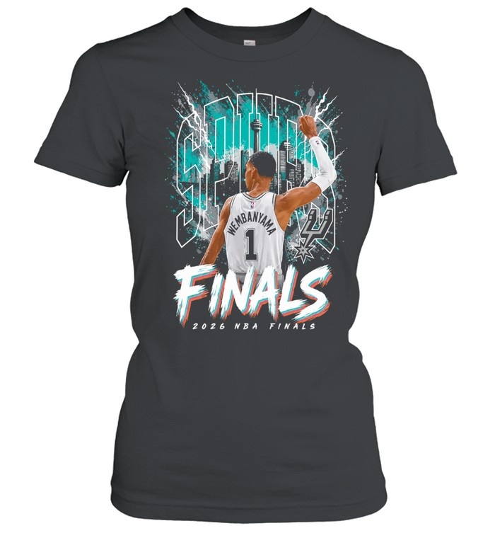 Victor Wembanyama San Antonio Spurs Outerstuff Youth 2026 Finals City Women T-Shirt