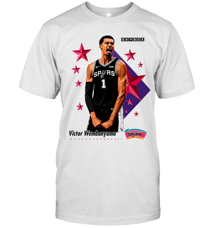 Victor Wembanyama San Antonio Spurs Skybox Vintage Retro Basketball Unisex T-Shirt