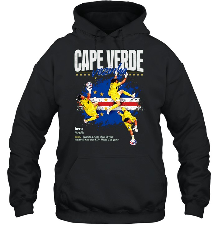 Vozinha cape verde hero clean sheet goalkeeper Hoodie