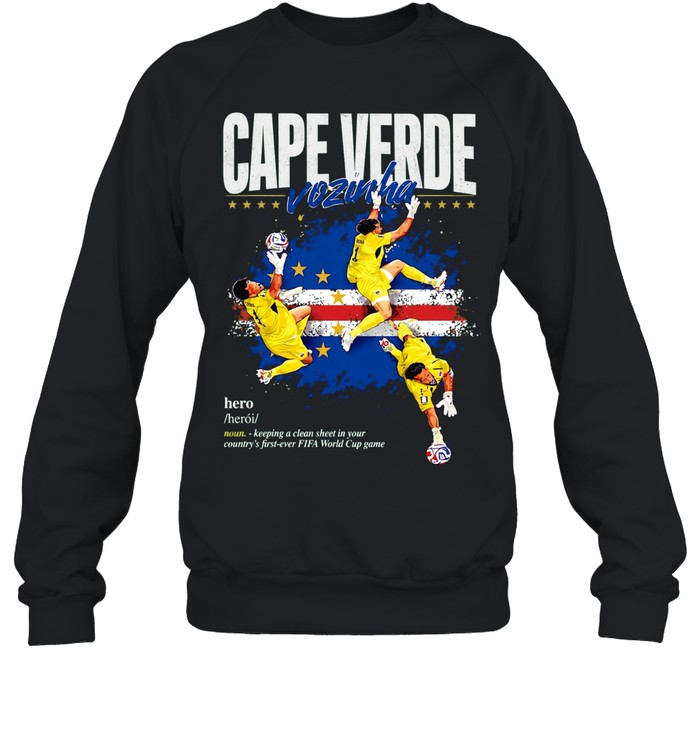 Vozinha cape verde hero clean sheet goalkeeper Sweatshirt