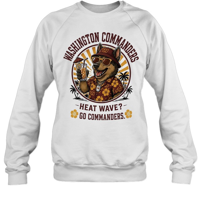 Washington Commanders heat wave beach vibes mascot Sweatshirt