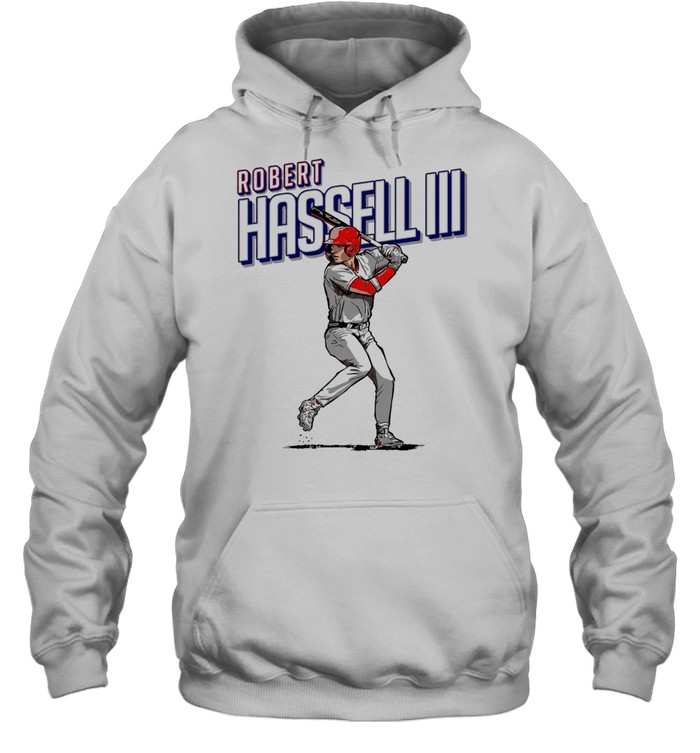 Washington Nationals baseball Robert Hassell III player art print Hoodie