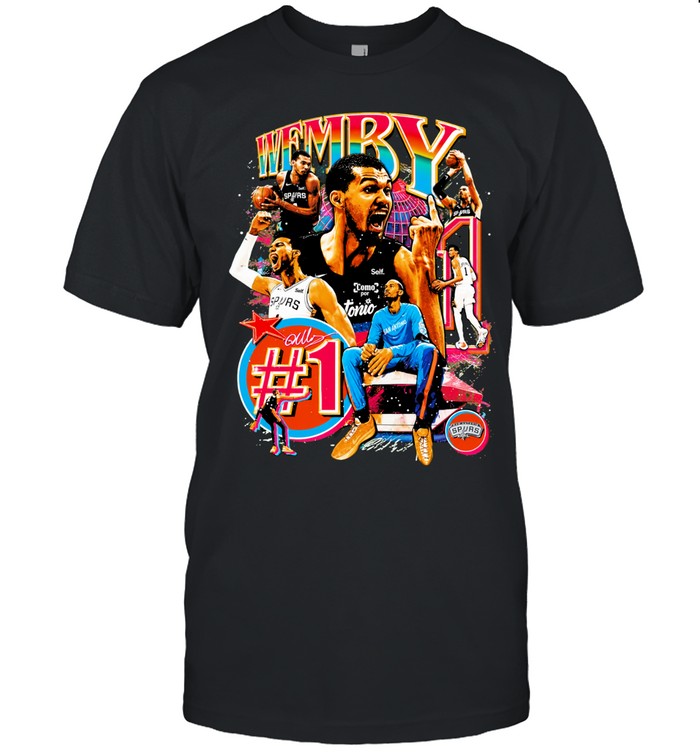 Wembanyama 1 San Antonio Spurs Basketball Unisex T-Shirt