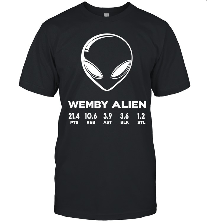 Wemby Alien Stats San Antonio Spurs fan Unisex T-Shirt