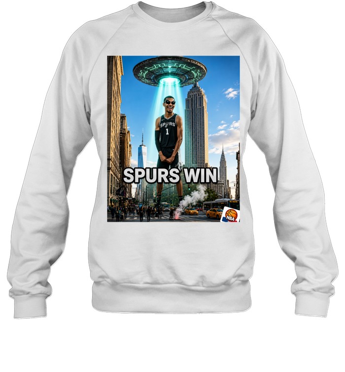 Wemby Statue of Liberty San Antonio Spurs New York City Skyline Sweatshirt