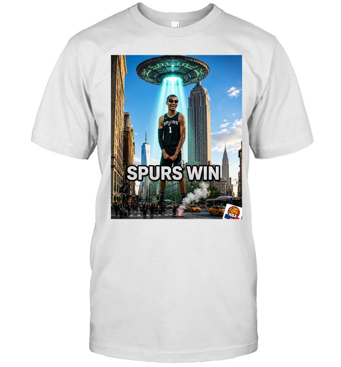 Wemby Statue of Liberty San Antonio Spurs New York City Skyline Unisex T-Shirt