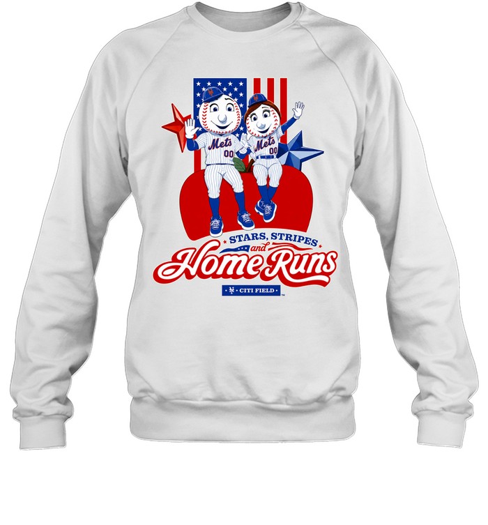 2026 NY Mets America 250 Mr And Mrs Met Sweatshirt