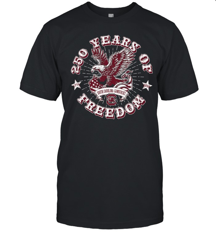 250 Years of Freedom South Carolina Gamecocks 1776 2026 Patriotic Eagle Gamecocks Unisex T-Shirt