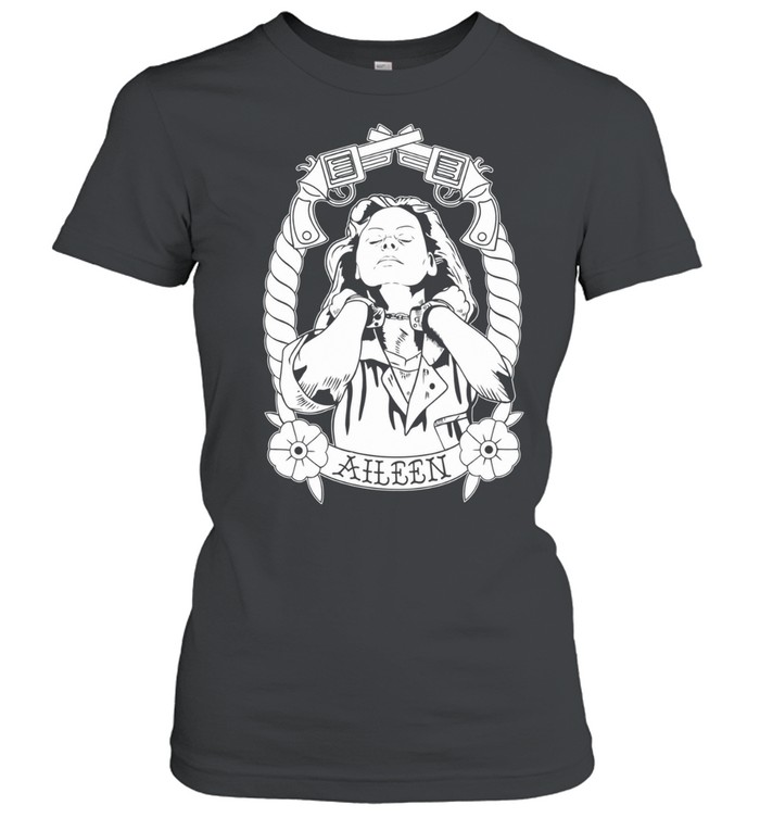 Aileen Wuornos Portrait True Crime Serial Killer Women T-Shirt