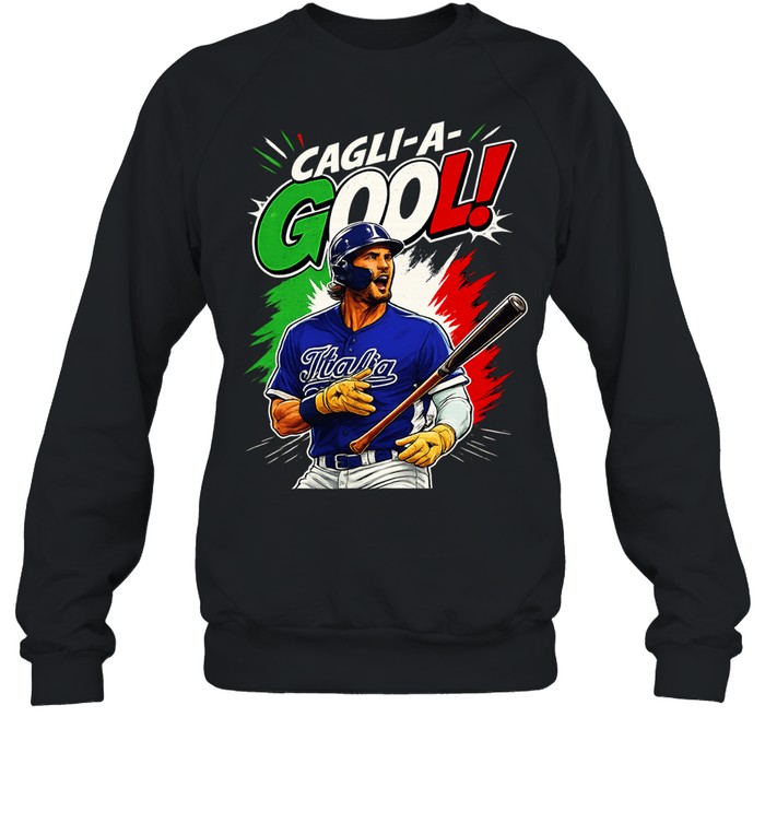 Alessandro Cagli-A-Gool Italia Baseball Sweatshirt