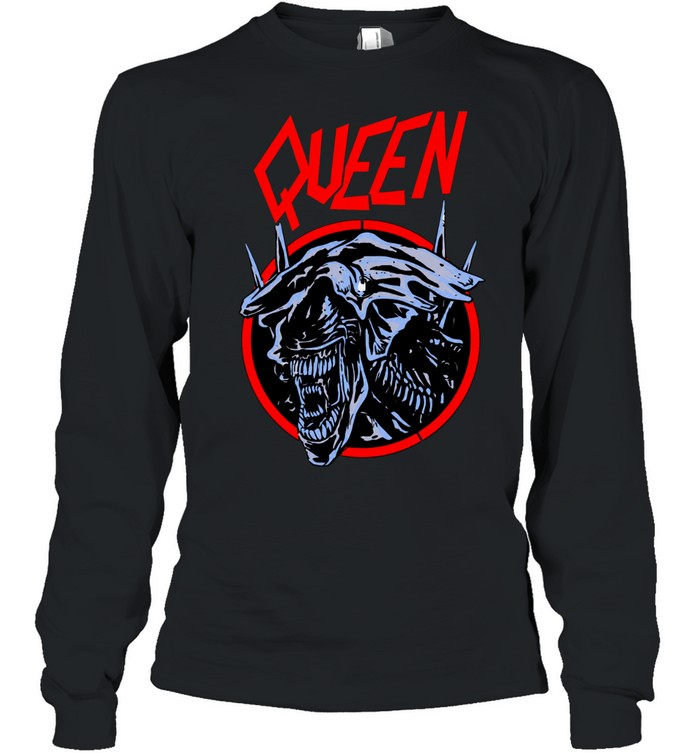 Alien Queen Bootleg Style Xenomorph Aliens Long Sleeve Tee
