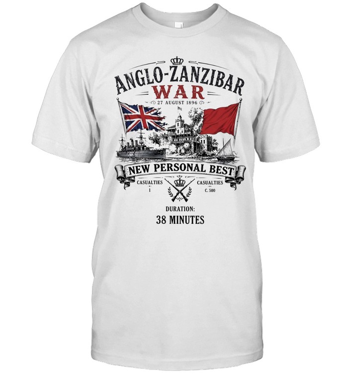 Anglo-Zanzibar war new personal best duration 38 minutes Unisex T-Shirt