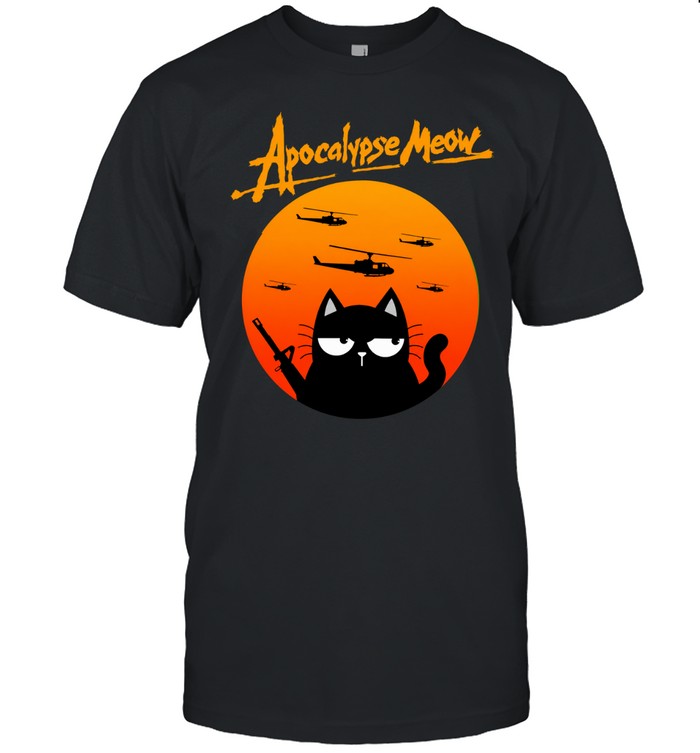 Apocalypse Meow Military Cat Parody Unisex T-Shirt