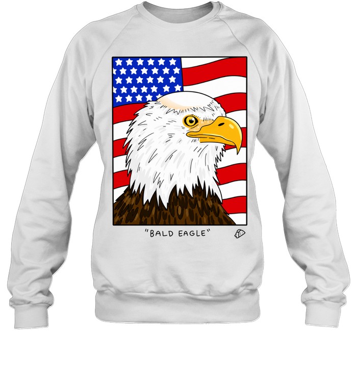 Bald Eagle funny pun bird patriotic humor Sweatshirt