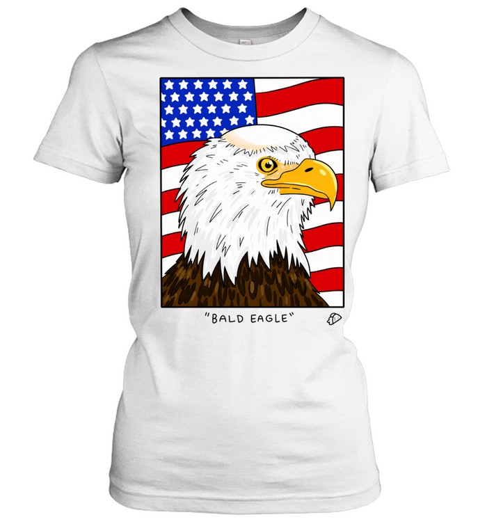 Bald Eagle funny pun bird patriotic humor Women T-Shirt