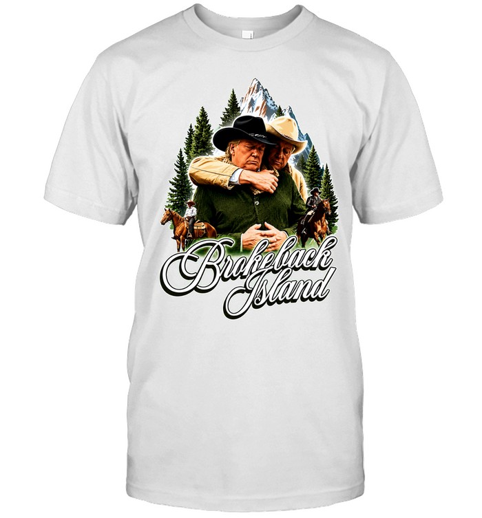 Bill Clinton And Donald Trump Brokeback Island funny Unisex T-Shirt