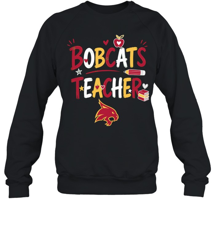Bobcats Teacher School Spirit Education Sweatshirt