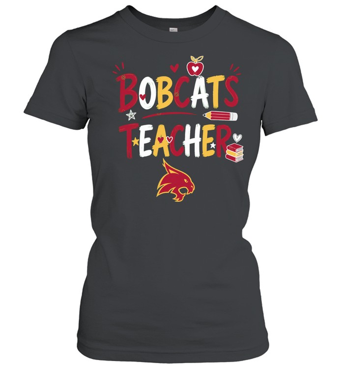 Bobcats Teacher School Spirit Education Women T-Shirt