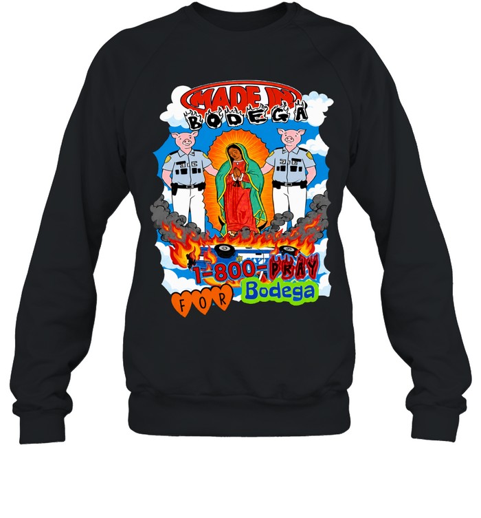 Bodega 1-800-Pray for Bodega Bootleg Sweatshirt